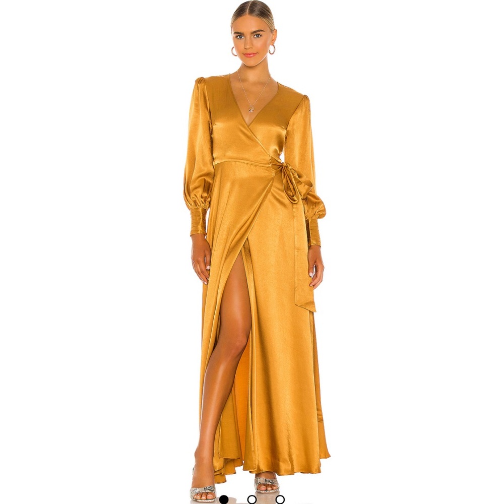 House of Harlow x Revolve maxi wrap dress